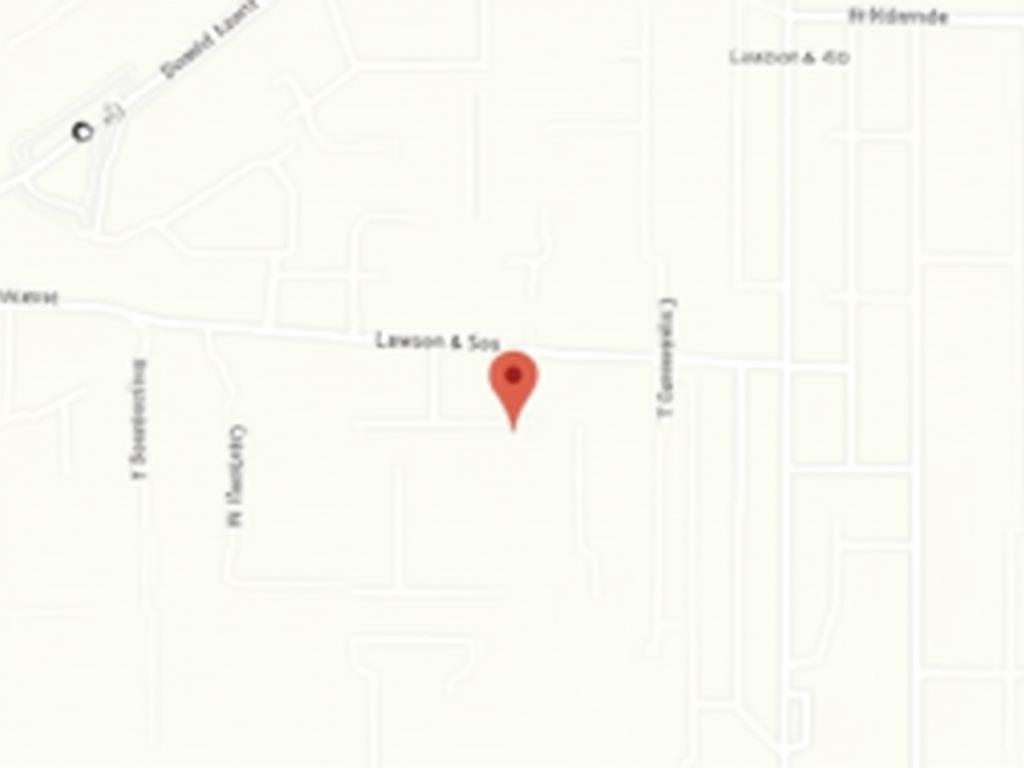 Map showing location of Lawson & Sons office in Melbourne